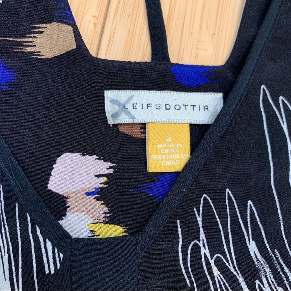 Anthropologie Leifsdottir Silk Dress, 4. - Picture 9 of 12